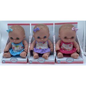 Bundle of 3 My Sweet Baby Lil' Cutesies Plastic Baby Dolls 6.5" Toys